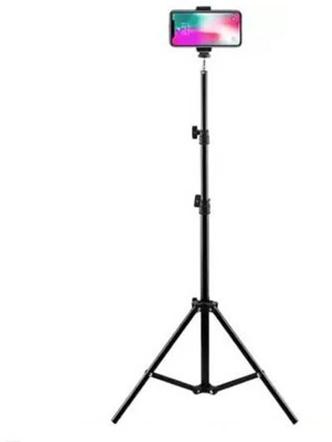 Treadmill 2.1m 7" feet (200cm) Live Stream Ring Light Tripod Phone Stand LED Ring Lamp Support Stand Light Photography |video recording,MX Taka Tak, Vigo Video,YouTube ,Reels/Makeup Tripod Stand Live Broadcast Tripod Tripod, Tripod Kit, Tripod Bracket