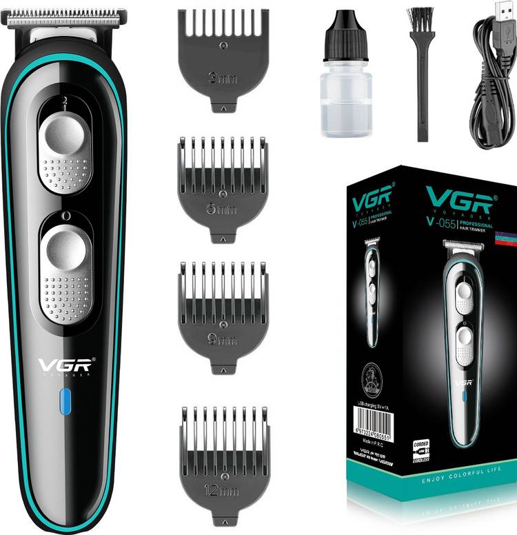 VGR V-055 Original Trimmers  Runtime: 120 min Trimmer for Men