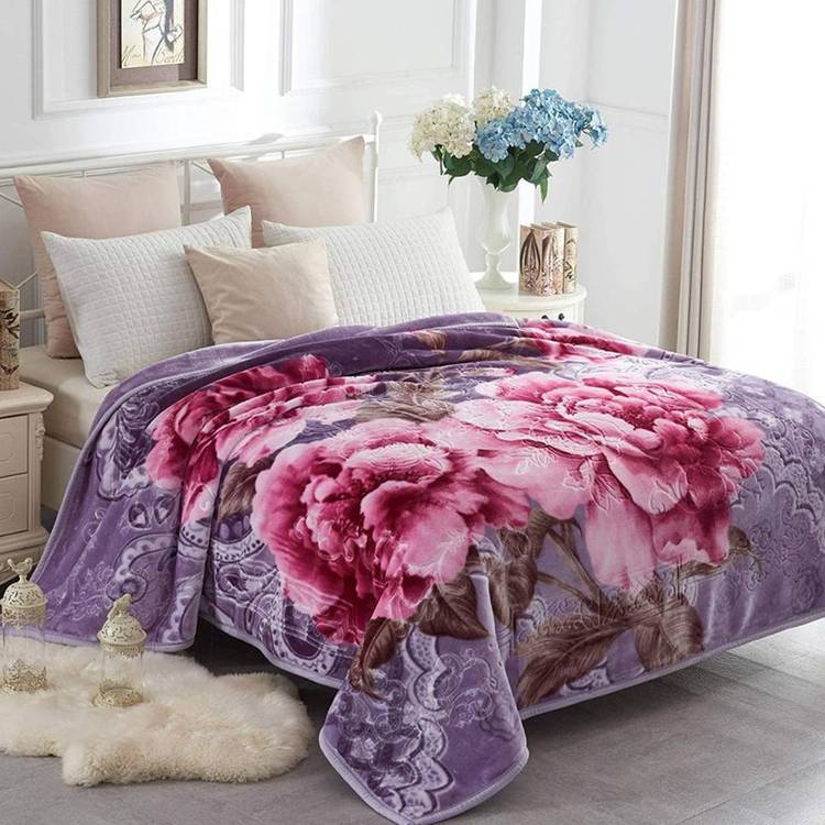 Arihant woollen mills Floral Double AC Blanket