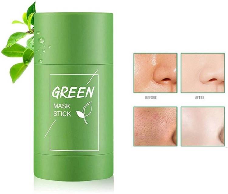 THE NYN Green Tea Aloe Beauty Anti Acne Purifying Oil Contro Detoxifying Clat Stick Mask for Glowing & Pimple Free Skin Price in India
