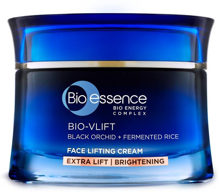 Bio-Essence Bio-Vlift Face Lifting Cream (Extra Lift + Brightening) | With Royal Jelly, Black Orchid & Bio-Energy Complex, Firms Skin By 6mm In 10 Minutes, Anti-Aging, Anti-Oxidant, Anti-Bacterial Price in India