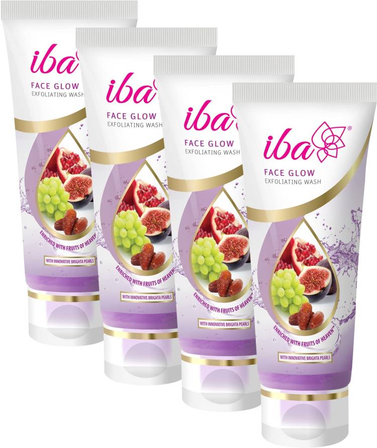Iba Face Glow Exfoliating Wash - Pack of 4 Face Wash Price in India