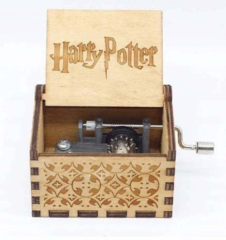 ATIMUNA Harry Potter Brown Wooden Music Box