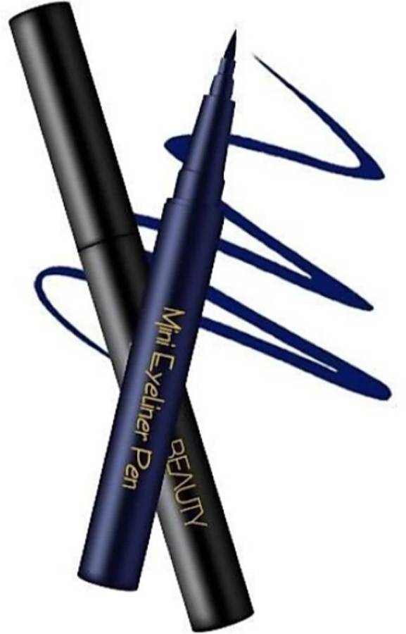 feelhigh cosmetics travelsize mini pen eyeliner black and blue pack 2 2.4 ml Price in India