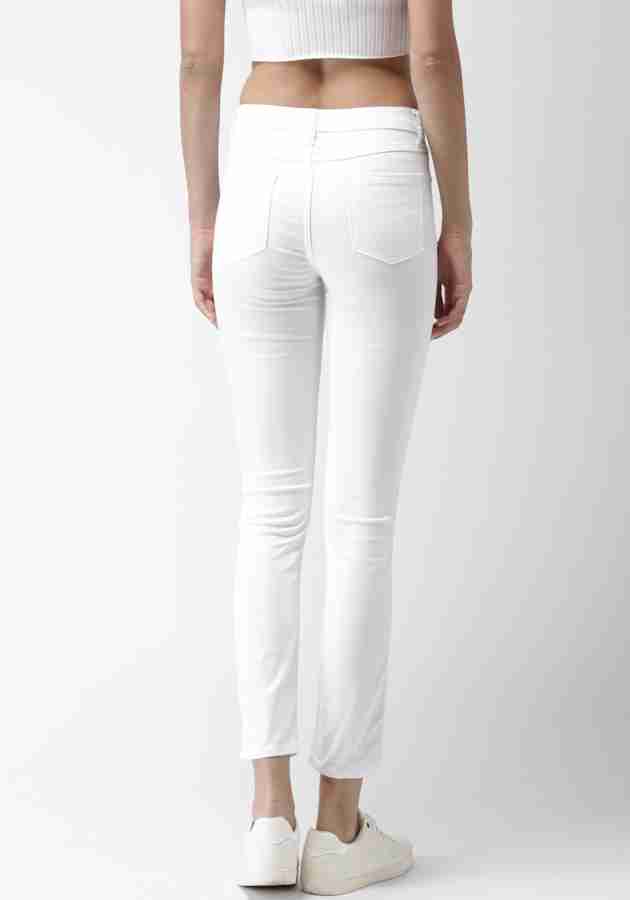 Dennie walker Slim Women White Jeans - Buy Dennie walker Slim Women ...