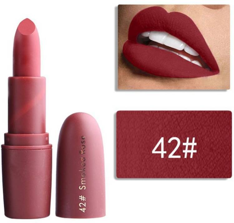 MISS ROSE Professional Matte Long Lasting Lipstick - (42, Smoked Rose) Price in India