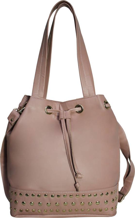 Women Pink Shoulder Bag - Extra Spacious Price in India