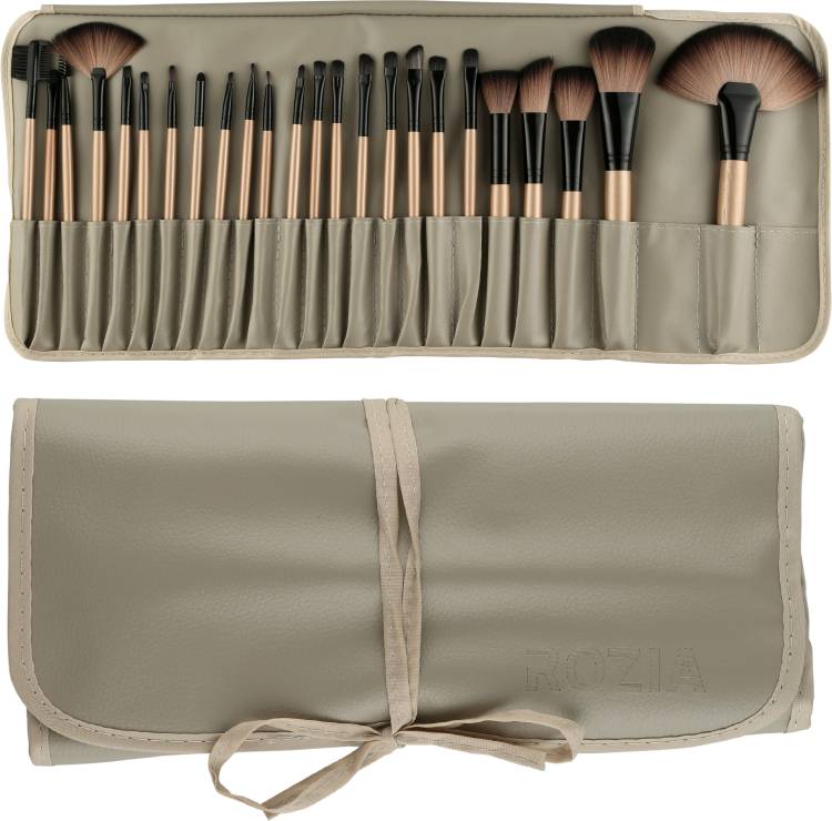 ROZIA Makeup kit Brushes, Blush Brush, Eyebrow Brush, Eyeshadow Brush, Concealer Brush, Lip Brush, Powder Brush, Foundation Brush, Blending Brush etc all in 1 set Price in India