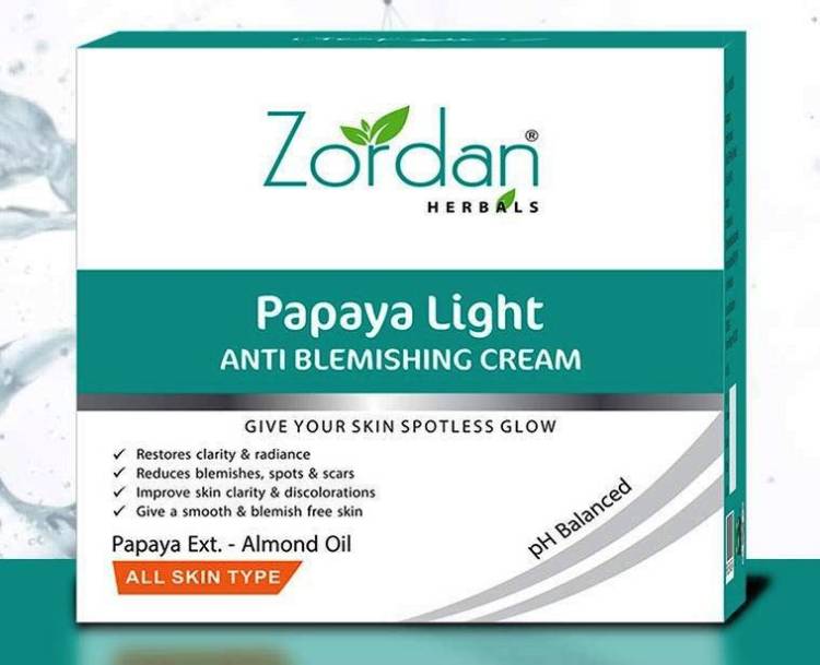 ZORDAN Papaya Light Anti Blemishing Cream Price in India