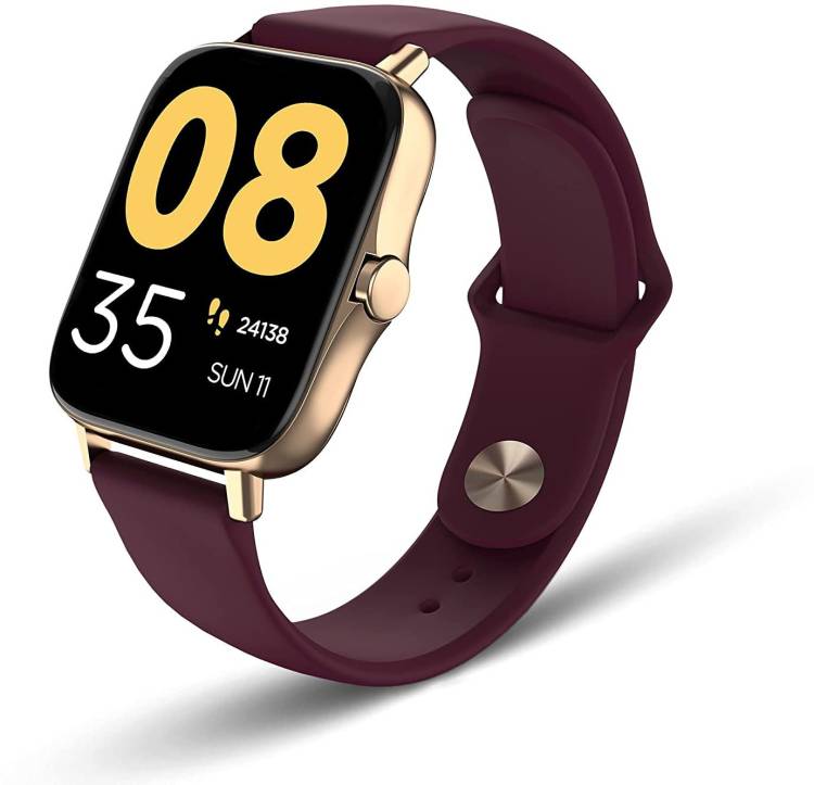 Pebble Pebble Cosmos, Bluetooth Calling smartwatch 24 Hour Health Tracking (Burgundy) Smartwatch Price in India