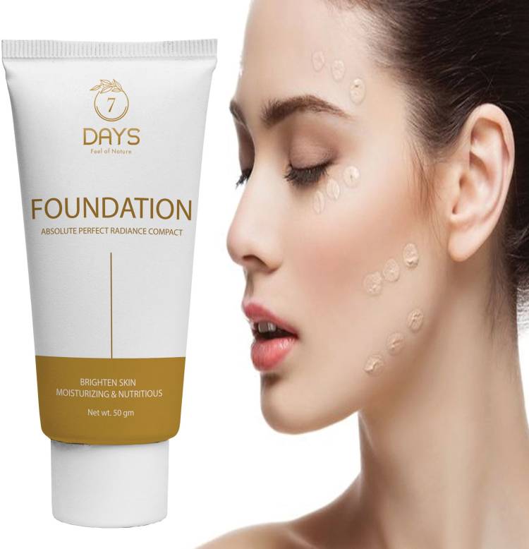 7 Days Complexion Care Face Cream - Bronze Foundation Invisible Finish SPF 8  Foundation Price in India