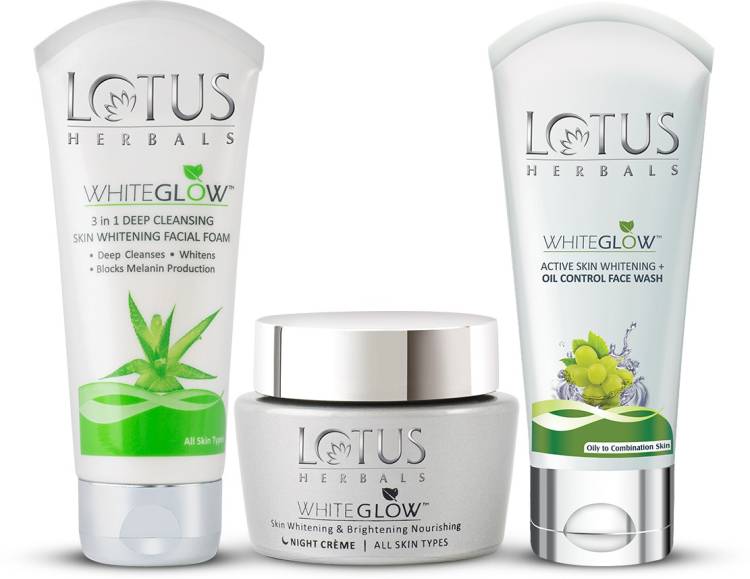 LOTUS HERBALS WhiteGlow Fantastic Face Combo Price in India