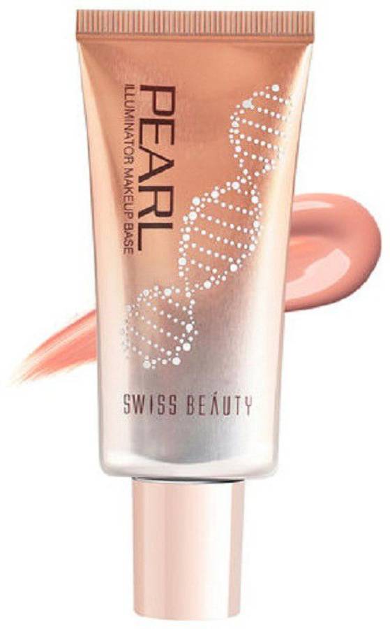 SWISS BEAUTY Pearl illuminator Makeup Base Highlighter 02-Silver Pink Highlighter Price in India