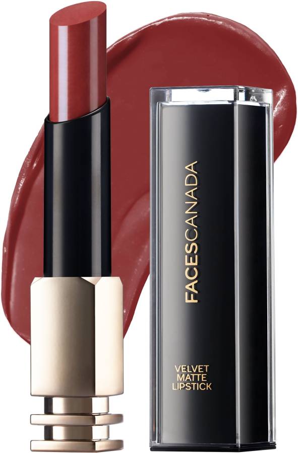 FACES CANADA Velvet Matte Hydrating Lipstick with Vitamin E Price in India