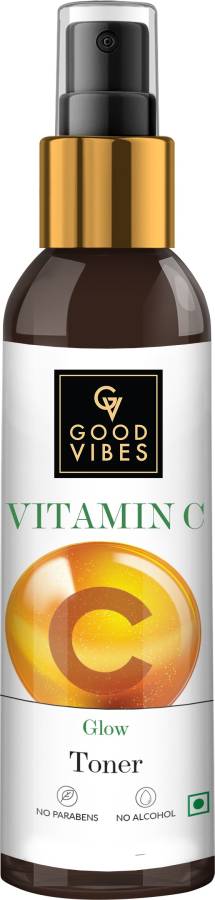 GOOD VIBES Vitamin C Glow Toner (120 ml) Men & Women Price in India