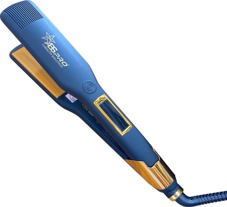 Abs Pro Professional Feel Hair Straightener With 4 X Protection Coating Gold Women's Straightening Styler Machine for Hair Saloon 4 X Protection Gold Coating Electric Hair Styler Corded Electric Hair Styler Hair Straightener Hair Straightener Price in India