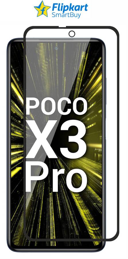 Flipkart SmartBuy Tempered Glass Guard for Mi Redmi note 10 Pro Max, Poco M2 Pro, Poco X2, Poco X3, Poco X3 Pro, Redmi Note 9 Pro Max, Mi Redmi Note 9 Pro, Mi Redmi K30, Mi Redmi K30 Pro, Micromax in Note 1, Mi Redmi Note 9s, Samsung Galaxy F62, Infinix