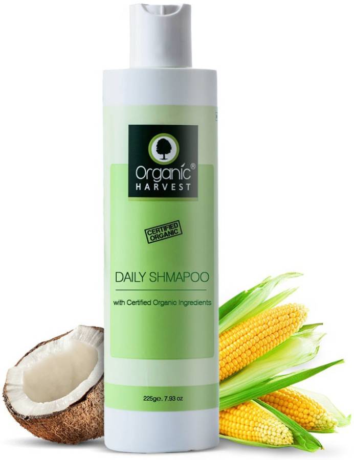 Organic Harvest Daily Shampoo for Women, Girls, Men | Best Organic Shampoo | Mineral Oil, Sulphate, Paraben & Chemical free for Shiner & Healthier Hair Price in India