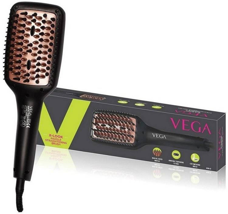 VEGA VHSB-02 X-(Look Paddle Hair Brush) Straingtening Set of 1 Hair Straightener Brush Price in India