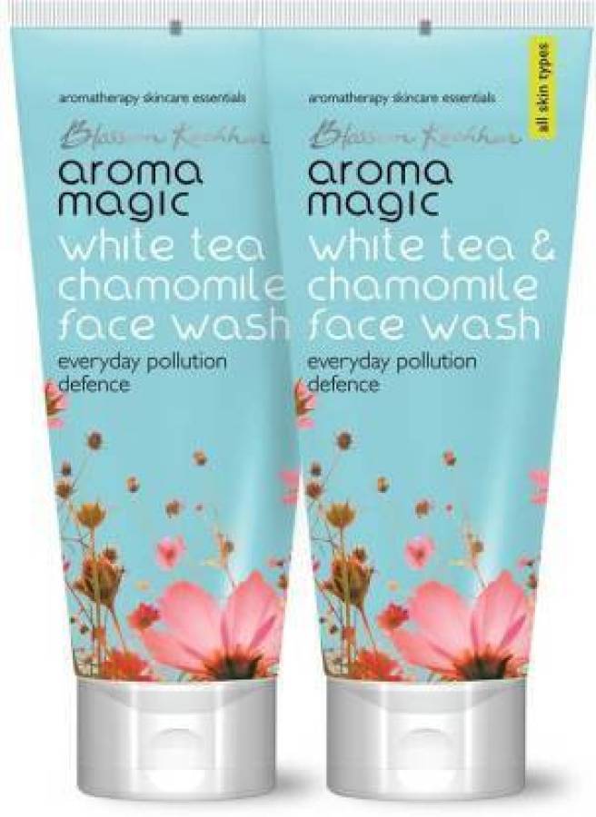 Aroma Magic Pack of 2 White Tea & Chamomile (100 ml) Face Wash Price in India