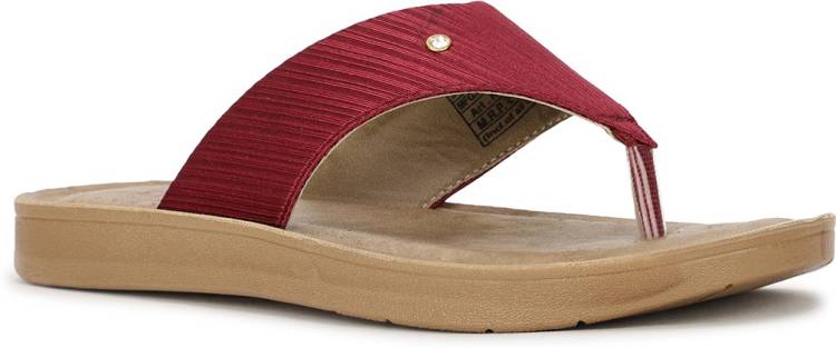 Women Red Flats Sandal Price in India