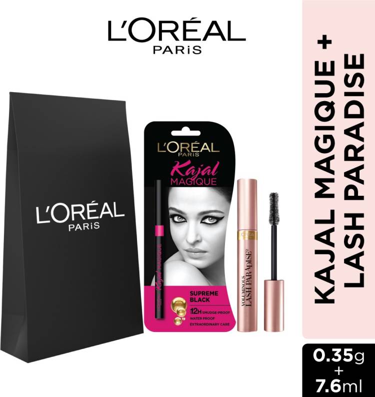 L'Oréal Paris Eye Kit : Kajal Magique & Lash Paradise Mascara Price in India