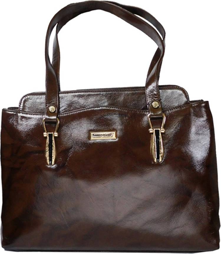 Women Brown Shoulder Bag - Extra Spacious Price in India