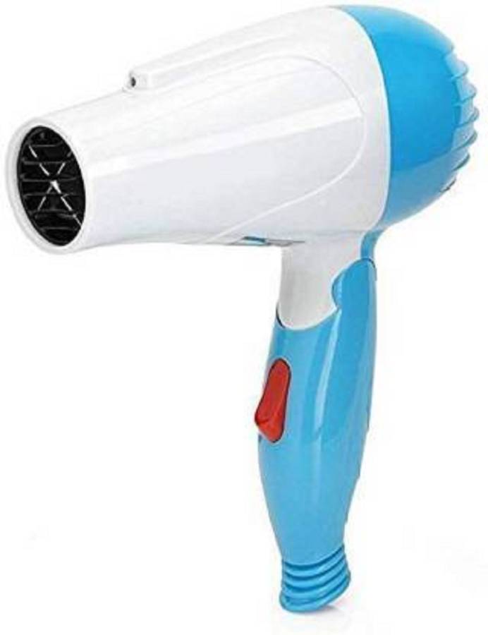 domnikyas Nova hair 06 Foldable Hair Dryer for Men & Women with Stylish Nozzle, 2 Speed Control and Heavy Duty Plastic Body Hair Dryer Price in India