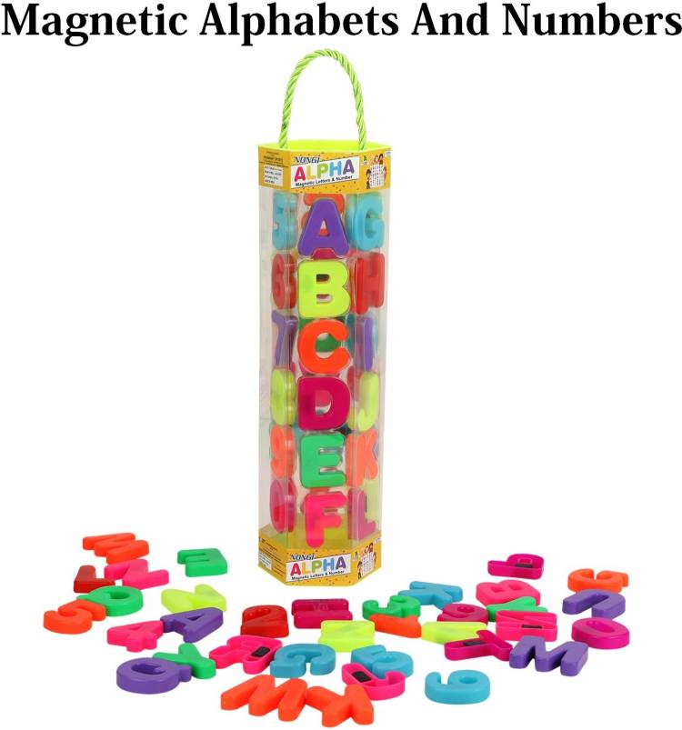 Nongi Alpha Magnetic Letters (A-Z) and Numbers (0-9)