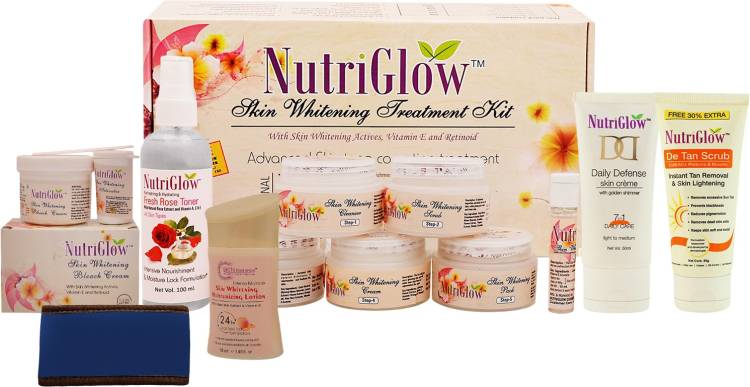 NutriGlow Skin Whitening Treatment Facial Combo Price in India