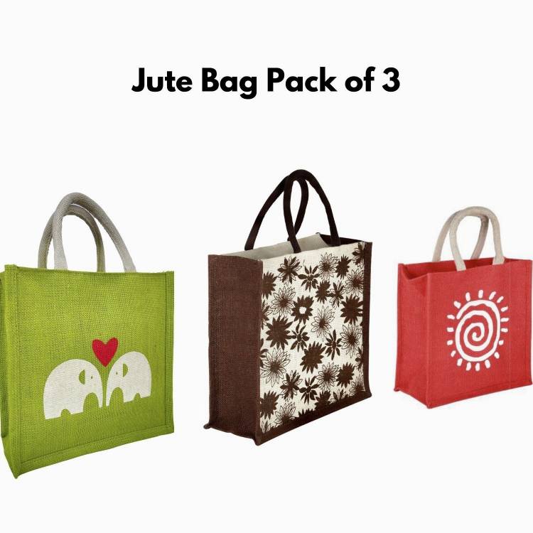 Women Green, Brown, Red Tote Price in India