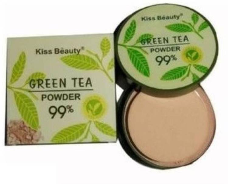 Kiss Beauty green tea compact powder Compact Price in India