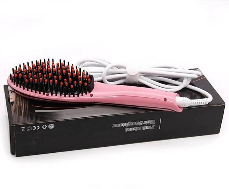 TOLERANCE HAIR BRUSH ELECTRIC PROFESSIONAL HAIR STAIGHTNING COMB R1 Hair Straightener Brush Price in India
