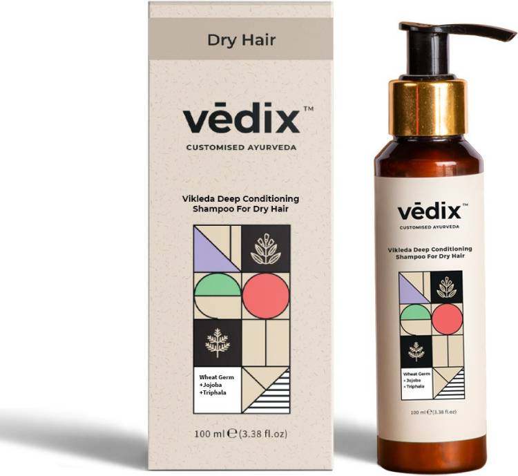 Vedix Ayurvedic Vikleda Deep Conditioning Anti-Hairfall Shampoo for Dry Hair Price in India