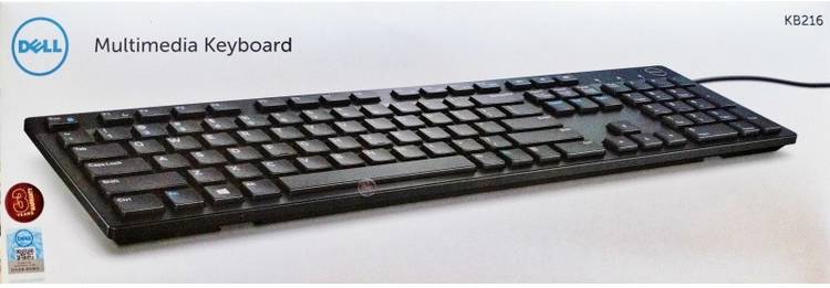 DELL KEYBOARD USB KB216 Wired USB Desktop Keyboard