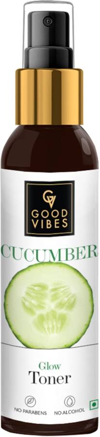 GOOD VIBES Glow Toner - Cucumber (200 ml) Men & Women Price in India
