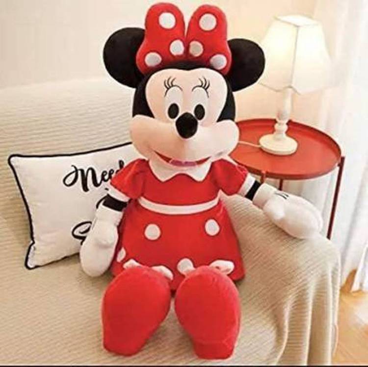 AV Toys Ms. Minnie Cute Huggable Minnie doll for New born baby girl, Kids, Birthday gift and Girls | Can be used as Home, Car, office and Shop Decoration  - 50 cm