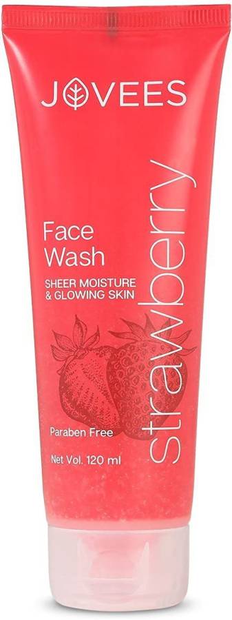 JOVEES Strawberry , Deep Moisturising Facewash – Normal to Dry Skin – Paraben Face Wash Price in India