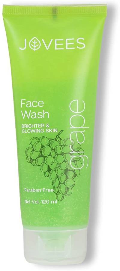 JOVEES Grape Fairness  For Glowing Skin – All Skin Types – Paraben & Alcohol Free Face Wash Price in India