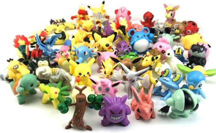 Delite Fun Play 22 PokeMon Mini Cute Monsters model Cartoon Toy Figures