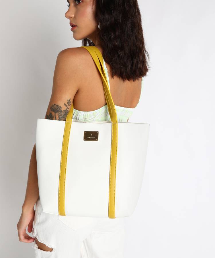 Women White Shoulder Bag - Regular Size Price in India