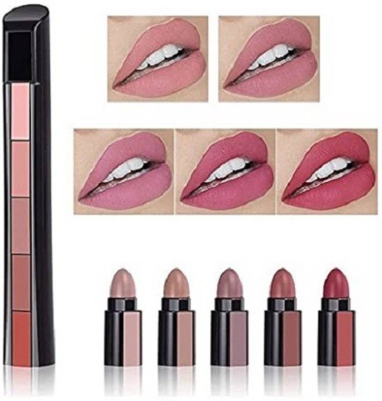 NYN HUDA Matte 5 in 1 Fabulous Lipsticks 5in1 Price in India