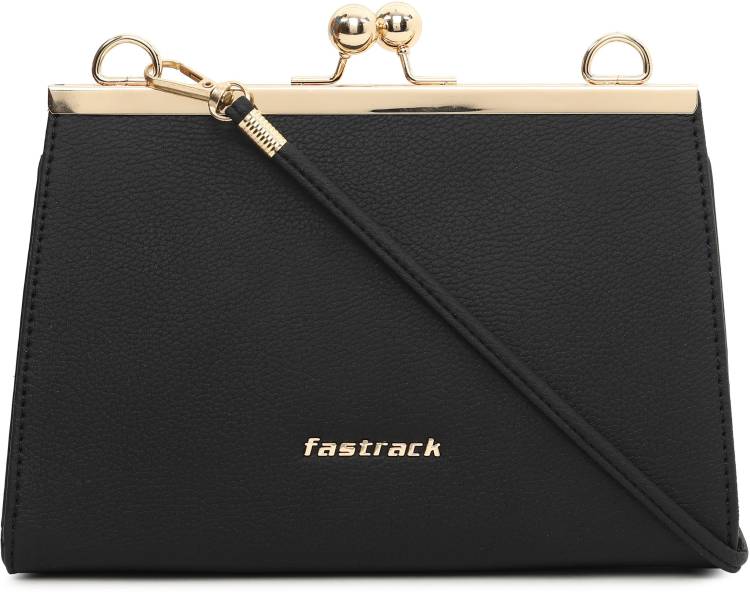 Party Black  Clutch  - Regular Size Price in India