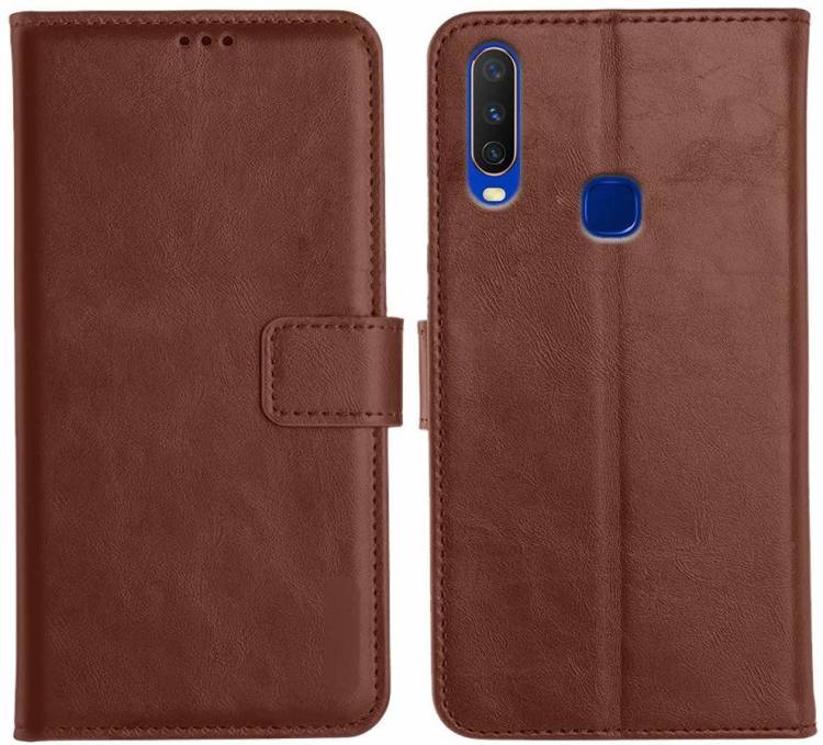 GRACE CASE Flip Cover for VIVO Y17, Vivo Y12, Vivo U10, Vivo Y15