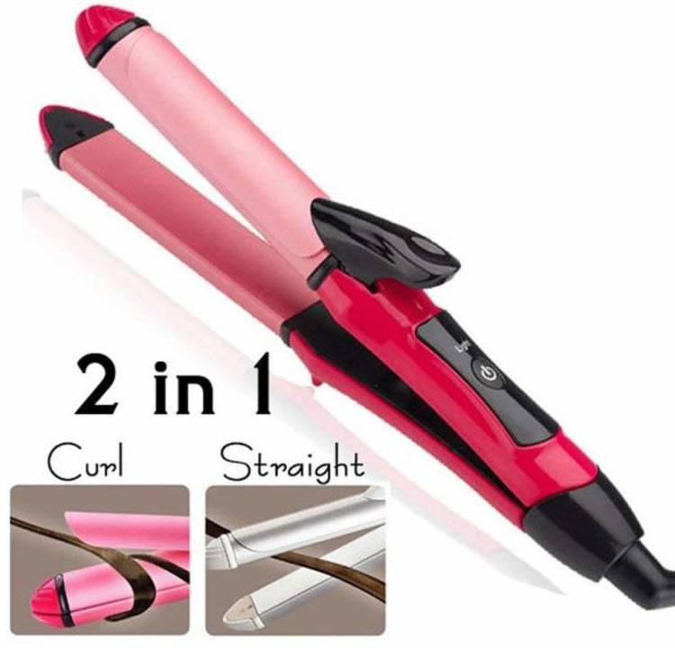 arnah treasure 2 in 1 Hair Straightener and Curler (Pink) Hair Straightener Price in India