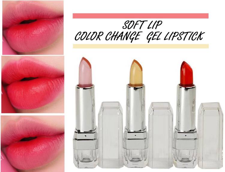 JANOST NATURAL MULTI COLOR CHANGING COLOR MOISTURISING GEL LIPSTICK Price in India