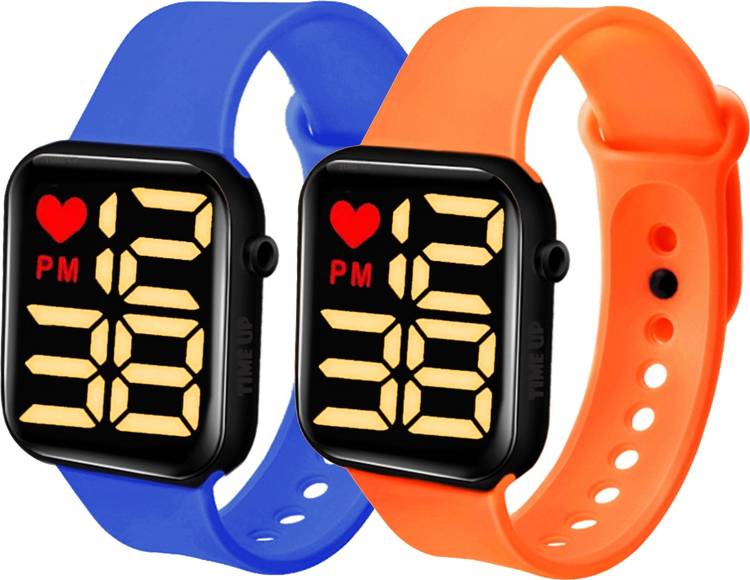 Time Up Fancy Combo of 2 LED Kids Watches Smartwatch Price in India