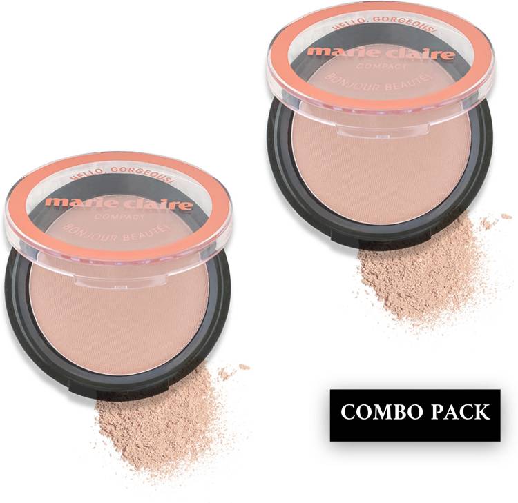 Marie Claire Paris Matte Set Glow Compact Price in India