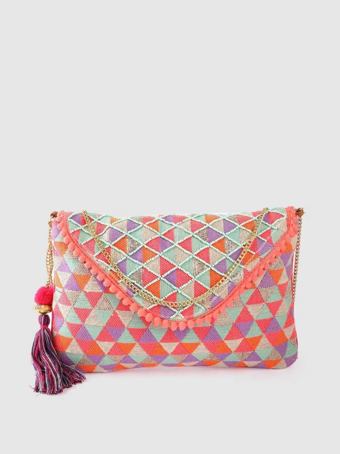 Women Pink Sling Bag - Regular Size Price in India