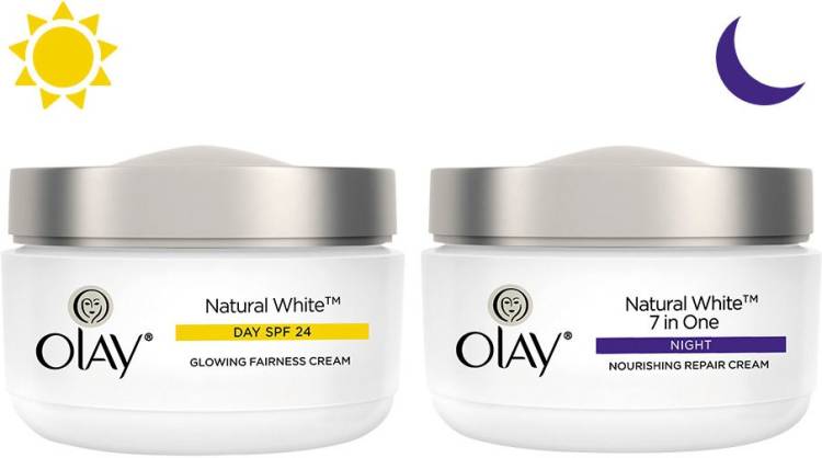 OLAY Natural White day plus night combo Price in India